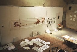 Mon atelier aux Alyssas avant sa rénovation