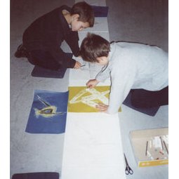 Marbre gravé - signe singulier - 2x40x40cm - 2001